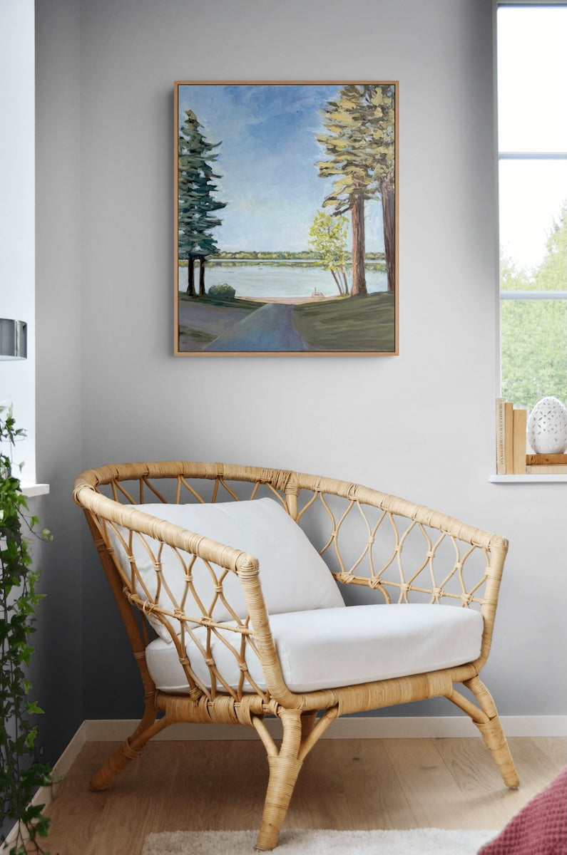 Green Lake, Seattle WA · Original Acrylic Painting
