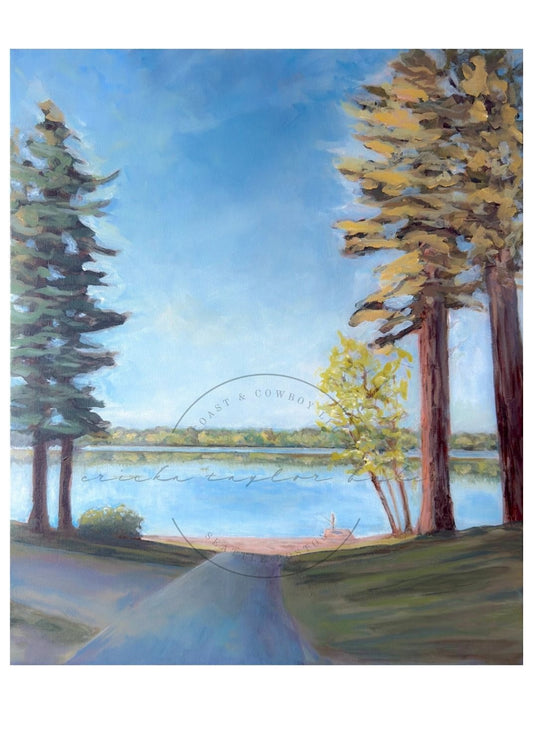 Green Lake Print