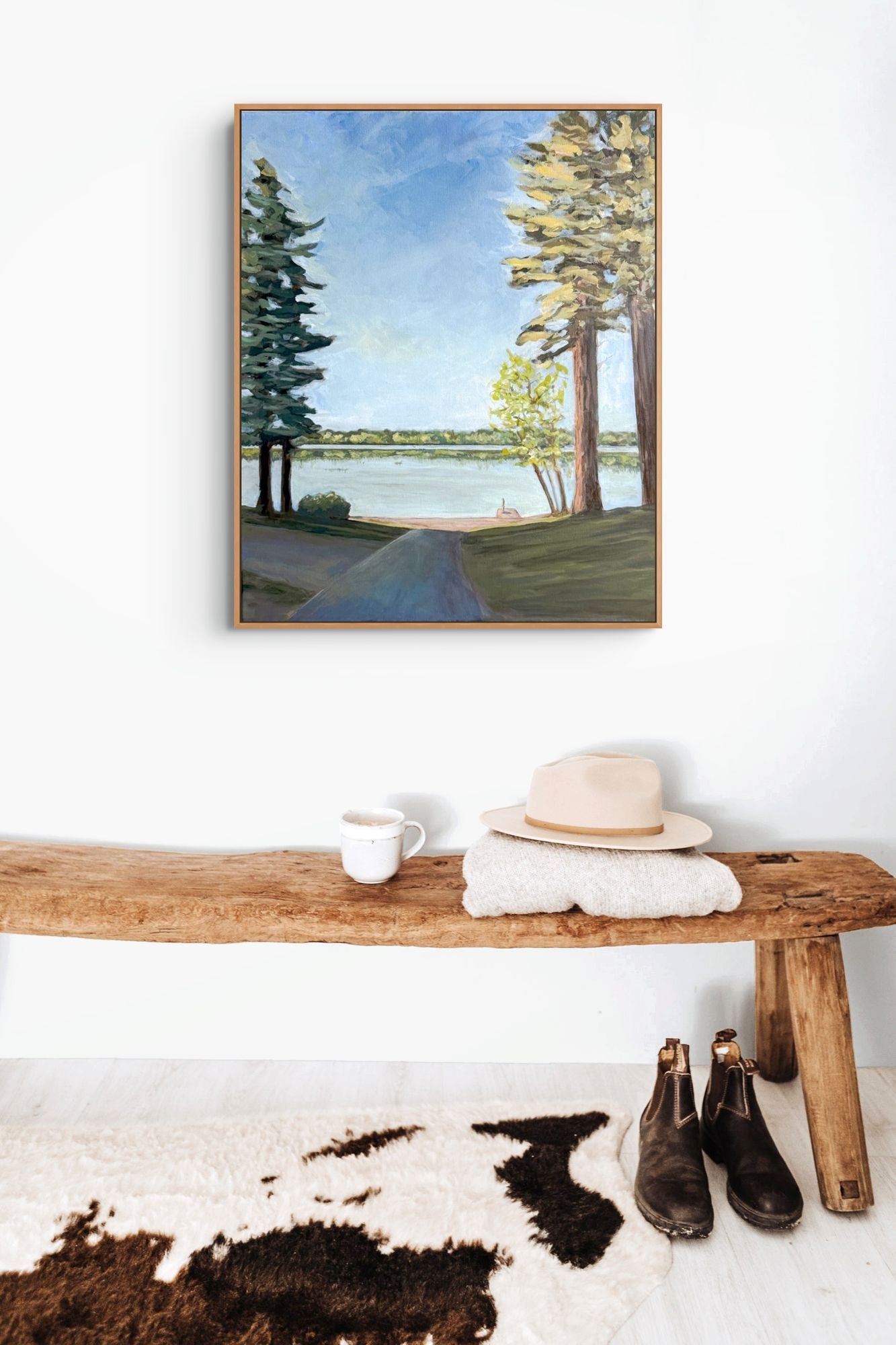 Green Lake, Seattle WA · Original Acrylic Painting